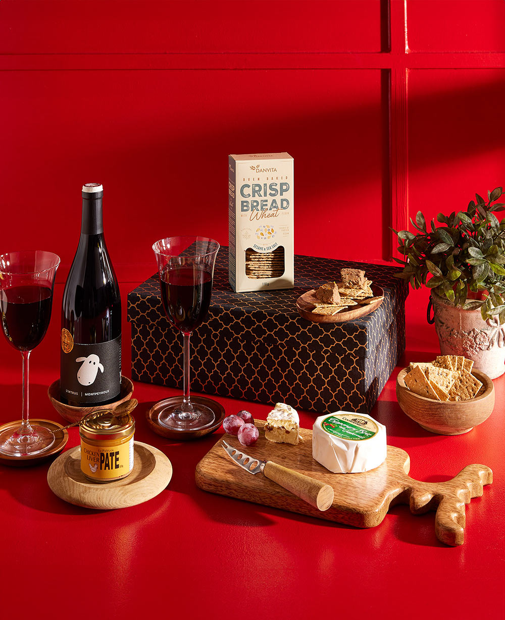 The Artisan Wine and Cheese Board Gift Hamper<br/>(Corporate Gifts)